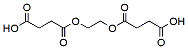 Molecular structure of the compound: Ethylene Glycol bis(succinic acid)