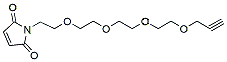 Molecular structure of the compound: Propargyl-PEG4-Maleimide