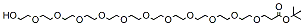 Molecular structure of the compound: Hydroxy-PEG11-t-butyl ester