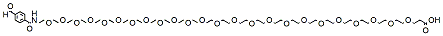 Molecular structure of the compound: Ald-Ph-PEG24-acid