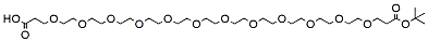 Molecular structure of the compound: Acid-PEG12-t-butyl ester