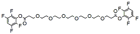 Molecular structure of the compound: Bis-PEG6-TFP ester
