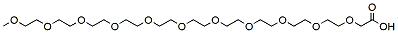 Molecular structure of the compound: m-PEG11-CH2CO2H