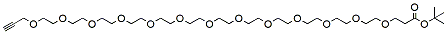 Molecular structure of the compound: Propargyl-PEG13-t-butyl ester