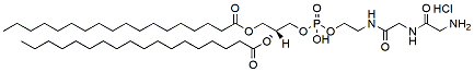 Molecular structure of the compound: Amino-Gly-Gly-DSPE, TFA salt