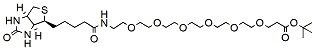 Molecular structure of the compound: Biotin-PEG6-t-butyl ester