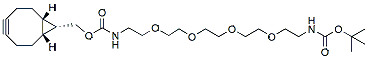 Molecular structure of the compound: endo-BCN-PEG4-Boc-amine