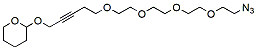 Molecular structure of the compound: 5-(tetrahydro-2H-pyran-2-yloxy)pent-3-yn-1-PEG4-azide