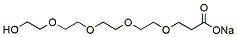 Molecular structure of the compound: Hydroxy-PEG4-acid sodium salt