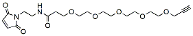 Molecular structure of the compound: Mal-amido-PEG5-alkyne