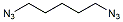 Molecular structure of the compound: 1,5-diazidopentane
