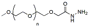 Molecular structure of the compound: m-PEG-Hydrazide, MW 20,000