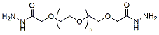 Molecular structure of the compound: PEG-bis-Hydrazide, MW 3,400