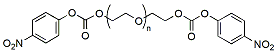 Molecular structure of the compound: PEG-bis-Nitrophenyl Carbonate, MW 2,000