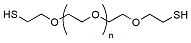Molecular structure of the compound: PEG-bis-Thiol, MW 2,000