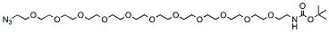 Molecular structure of the compound: t-boc-N-amido-PEG11-azide