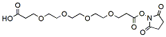 Molecular structure of the compound: Acid-PEG4-NHS ester