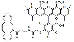 Molecular structure of the compound: BP Fluor 546 DBCO