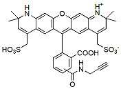 Molecular structure of the compound: BP Fluor 568 Alkyne