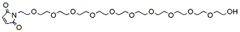 Molecular structure of the compound: Mal-PEG11-alcohol