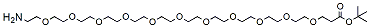 Molecular structure of the compound: Amino-PEG11-t-butyl ester