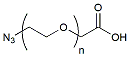 Molecular structure of the compound: Azide-PEG-CH2CO2H, MW 1,000