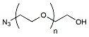 Molecular structure of the compound: Azide-PEG-alcohol, MW 3,400