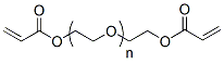Molecular structure of the compound: Acrylate-PEG-acrylate, MW 3,400