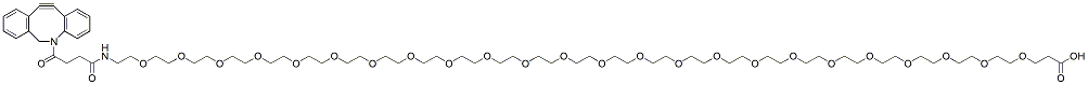 Molecular structure of the compound: DBCO-PEG24-acid