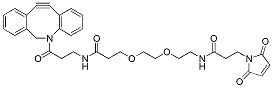 Molecular structure of the compound: DBCO-PEG2-Maleimide