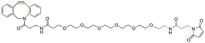 Molecular structure of the compound: DBCO-PEG6-Maleimide