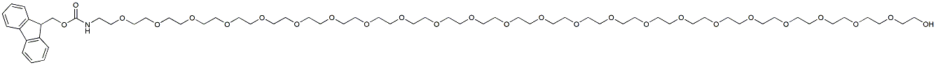 Molecular structure of the compound: Fmoc-PEG24-alcohol