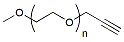 Molecular structure of the compound: m-PEG-Propargyl, MW 5,000