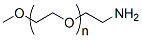 Molecular structure of the compound: m-PEG-NH2, MW 30,000