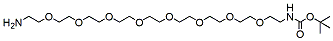 Molecular structure of the compound: t-boc-N-amido-PEG8-amine