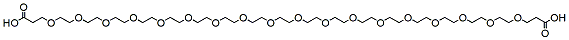 Molecular structure of the compound: Bis-PEG18-acid