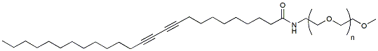 Molecular structure of the compound: Pentacosadiynoic acid-MPEG, MW 2,000