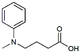 Molecular structure of the compound: 4-[methyl(phenyl)amino]butanoic acid