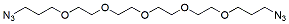 Molecular structure of the compound: Azido-PEG5-azide