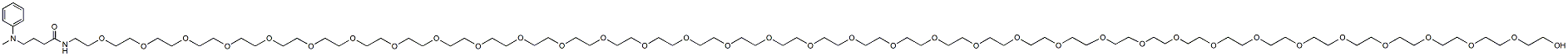 Molecular structure of the compound: Dimethylanaline-PEG35-alcohol