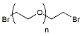 Molecular structure of the compound: Bromo-PEG-bromide, MW 10,000