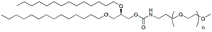Molecular structure of the compound: mPEG2000C-DMG
