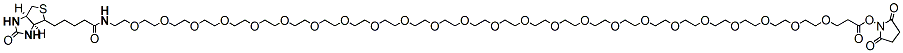 Molecular structure of the compound: Biotin-PEG24-NHS ester
