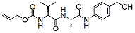 Molecular structure of the compound: Alloc-Val-Ala-PAB