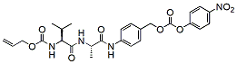 Molecular structure of the compound: Alloc-Val-Ala-PAB-PNP