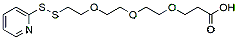 Molecular structure of the compound: SPDP-PEG3-acid