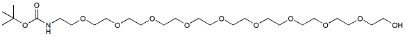 Molecular structure of the compound: N-Boc-PEG10-alcohol