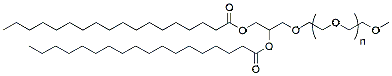 Molecular structure of the compound: DSG-PEG, MW 2,000