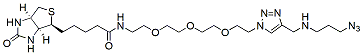 Molecular structure of the compound: Biotin Azide Plus