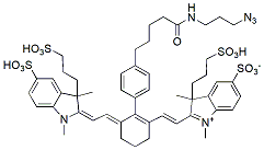 Molecular structure of the compound: Cy7 Azide